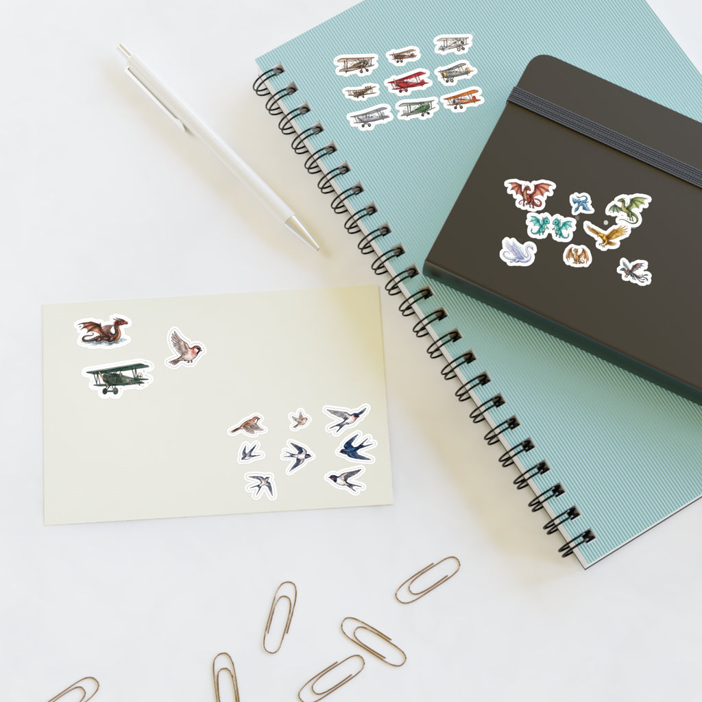 Easy Peel Flight Hero Stickers